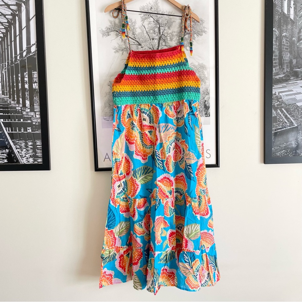 FARM Rio Dewdrop Spectrum Colorful Cover Up Dress - Picture 5 of 16